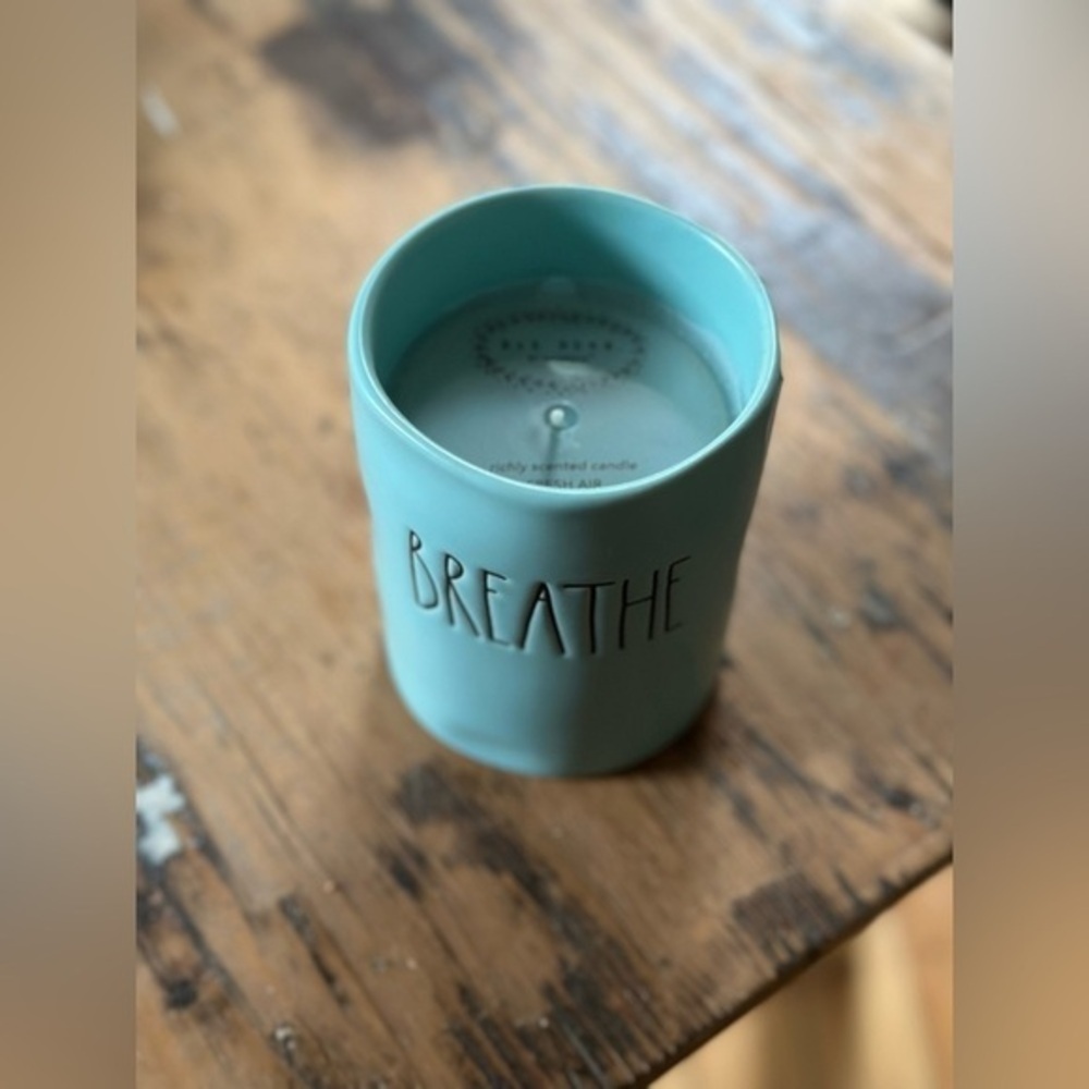 Rae Dunn Breathe Candle, Fresh Air Scent